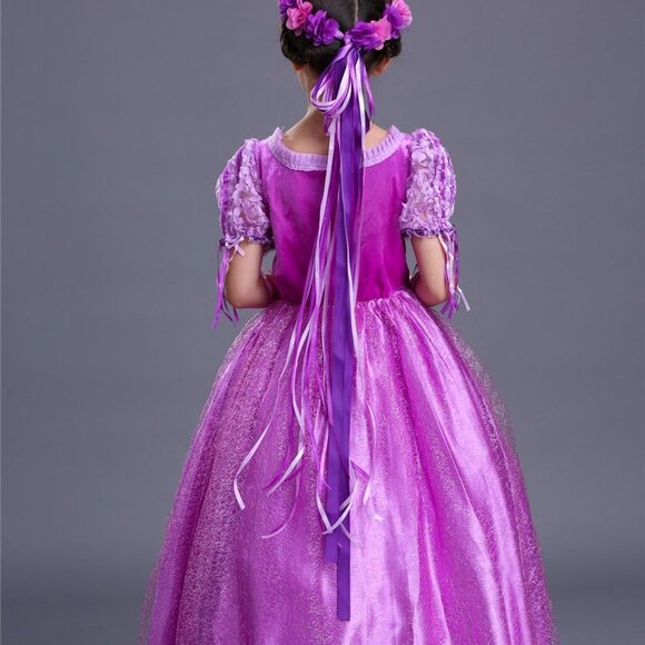 Kid Girl Sofia First Princess Long Dress up Costume Cosplay Gown Hallowe… - Picture 5 of 13